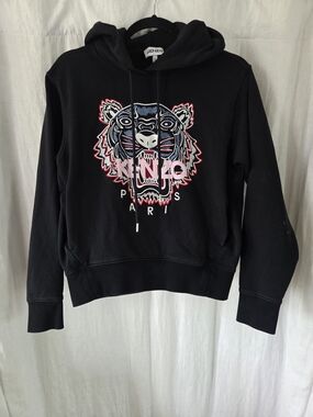 Kenzo | Black Tiger Logo Hoodie